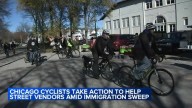 ICE Chicago news: Cycling x Solidarity bikes through Back of the Yards to support street vendors during immigration crackdown