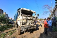 14 dead as dumper truck ploughs into several vehicles in Jaipur