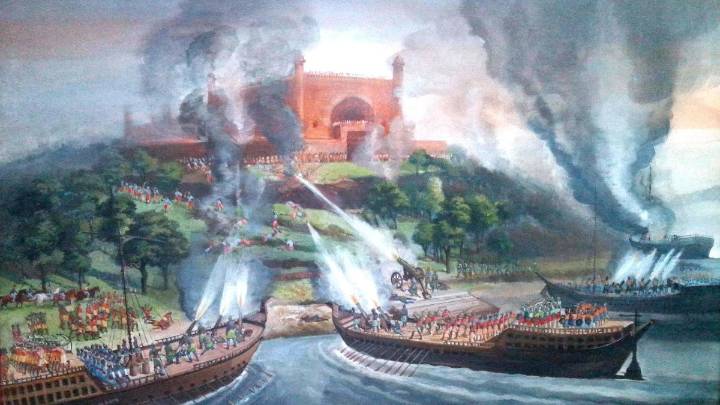 When the British suffered a humiliating defeat against Mughal navy in 1690