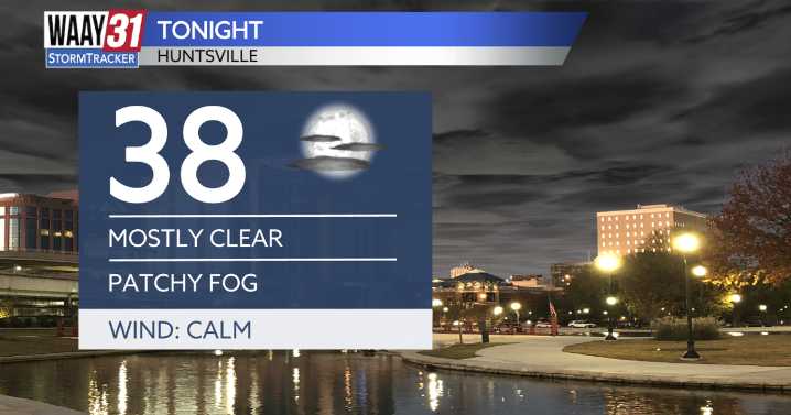 Another chilly evening