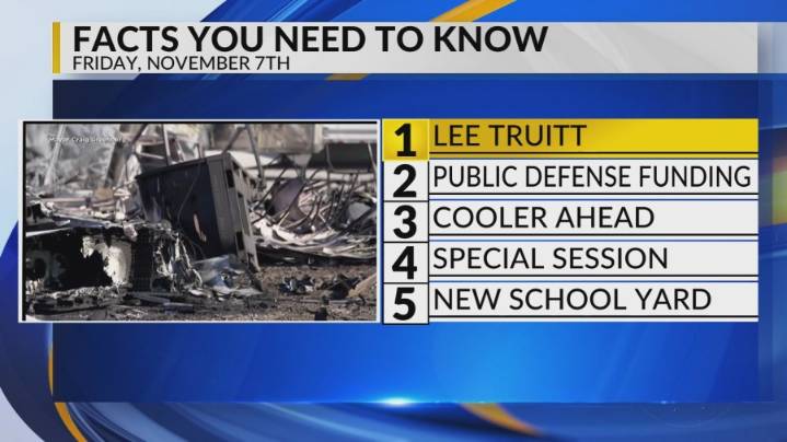 Albuquerque pilot killed, Public defense funding, Cooler weather, Special legislative session, New playground