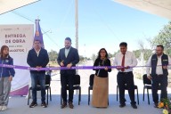 Inaugura gobernadora obras viales en comunidades de San Cosme Xaloztoc