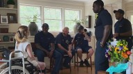 Little Rock woman thanks first responders who saved her life after being pinned down by fallen tree