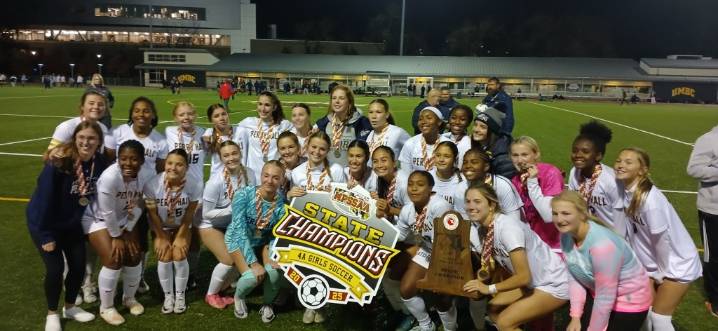 Late 'fireworks' lift Perry Hall girls soccer to 4A state title
