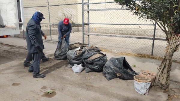Realizaron labores de limpieza, antes y después del desfile