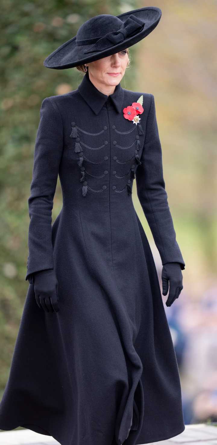 Kate Middleton Appears to Change Up Protocol With Armistice Day Outing