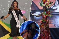 Miss Jamaica's health status revealed after Miss Universe stage fall