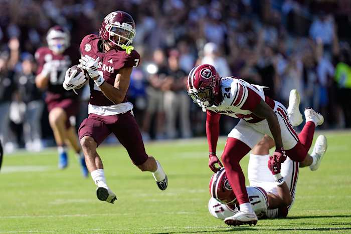 No. 3 Texas A&M pulls off biggest comeback in school history to beat South Carolina 31