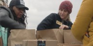 Louisville Democratic Caucus partners with Dare to Care to host food drive at Cardinal Stadium