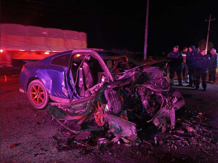 Murió mujer tras chocar su auto