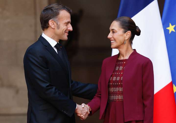 Sheinbaum y Macron acuerdan que se invierta en energías renovables