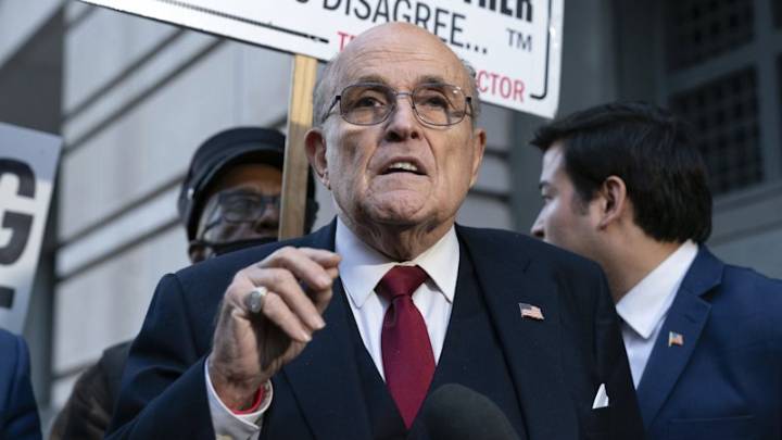 Rudy Giuliani: Donald Trump pardons ex-lawyer and others involved in 2020 election efforts