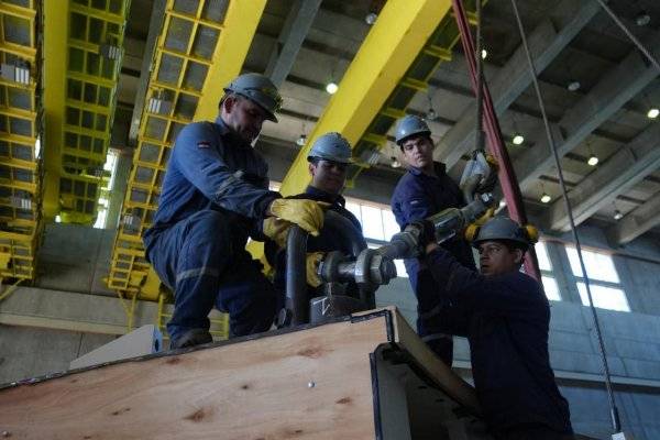 Imágenes: Llegaron a Yacyretá modernas maquinarias