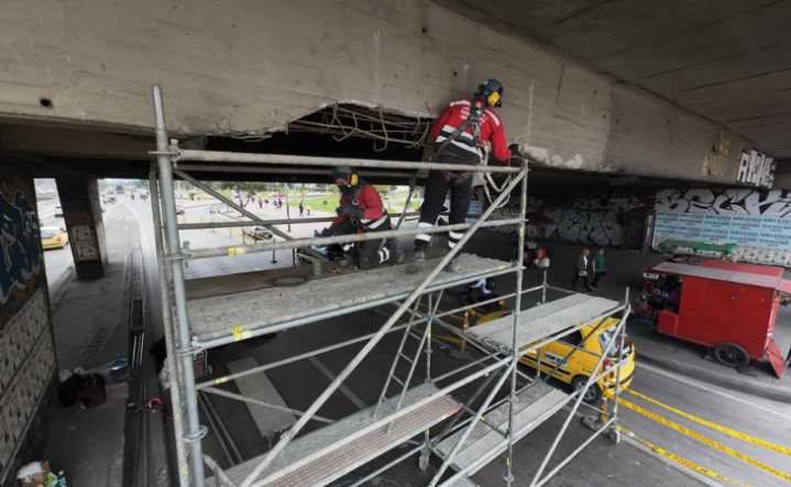 Estarán cerrados dos carriles de la NQS por obras en Bogotá