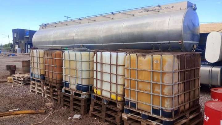 Empleado infiel intentó robar combustible y fue detenido por la Policía