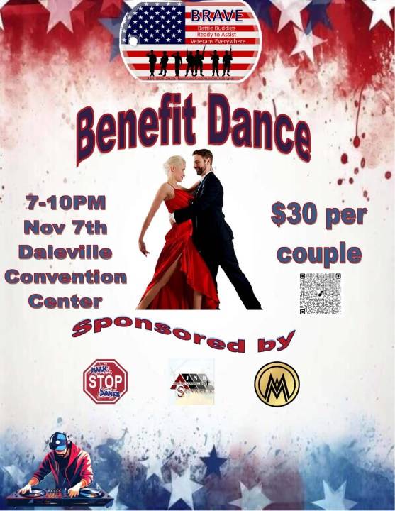 BRAVE's Benefit Dance coming to Daleville to raise support for veterans
