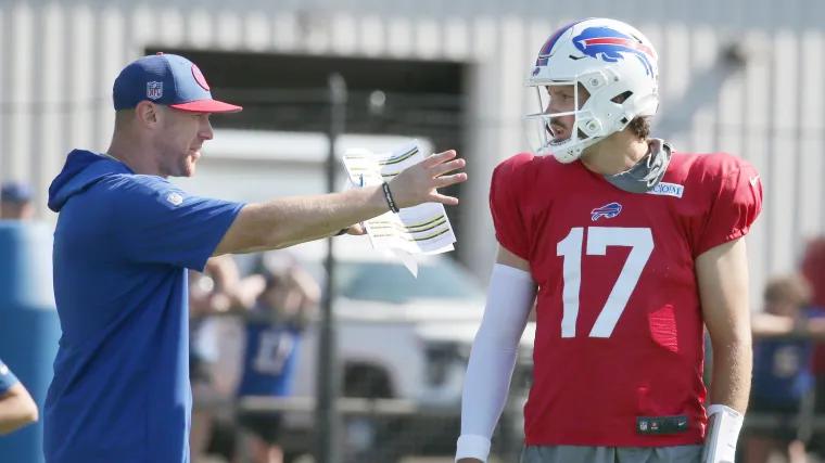Josh Allen has best response to criticism of Bills' Joe Brady