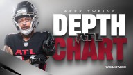 Falcons depth chart released for Week 12 at New Orleans Saints