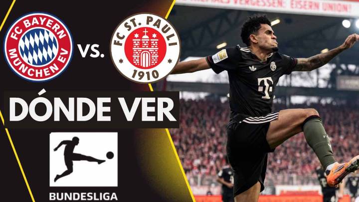 Bayern Múnich vs St Pauli EN VIVO: dónde ver a Luis Díaz en la Bundesliga, TV y STREAMING