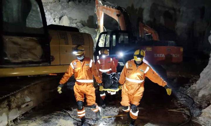 UP: One killed in Sonbhadra stone quarry collapse, rescue operations underway