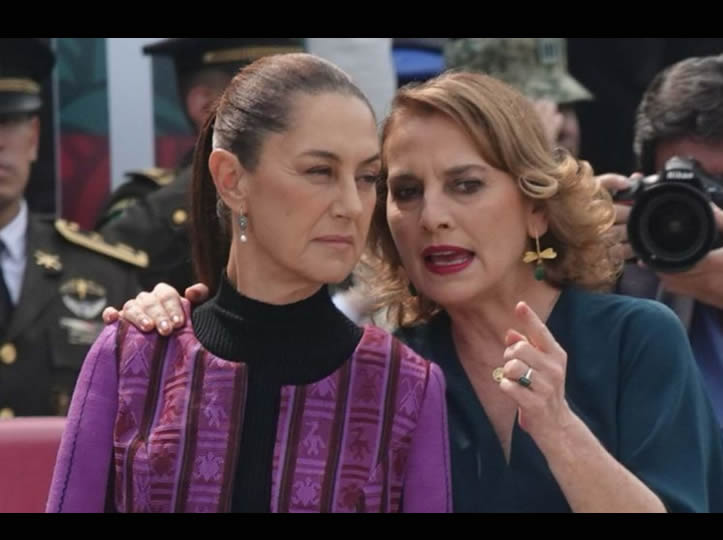 Beatriz Gutiérrez Müller se solidariza con Sheinbaum tras ser víctima de acoso