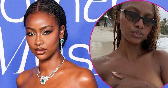 Justine Skye Ditches Her Top During BFF Kendall Jenner's Glam Beach Birthday Bash: Photos