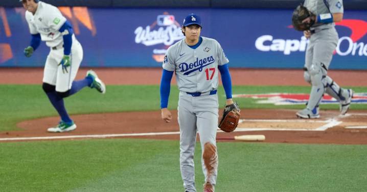 Otra vez se equivoca Ohtani y los Dodgers pierden el Juego 7 de la Serie Mundial ante Blue Jays (VIDEO)
