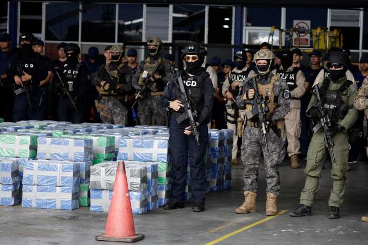 Costa Rica elogia a EEUU por decomisar 4,4 toneladas de cocaína en lucha antidrogas