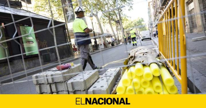 Las obras de remodelación de la Rambla llegan al tronco central del paseo este lunes