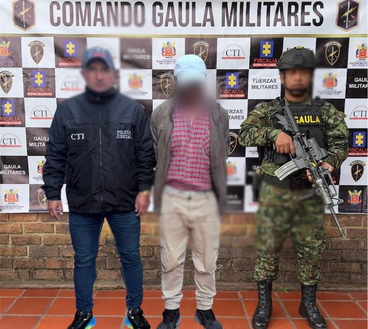 Ejército y Policía capturó a presunto delincuente en Tunja
