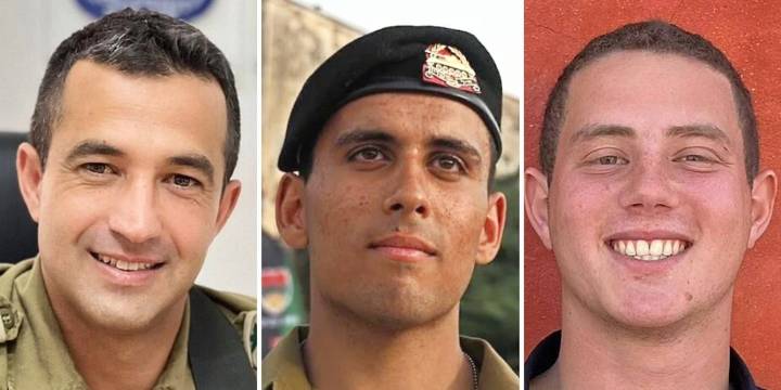 Las historias de los rehenes asesinados que Hamas devolvió a Israel: un soldado nacido en EEUU y otros dos militares