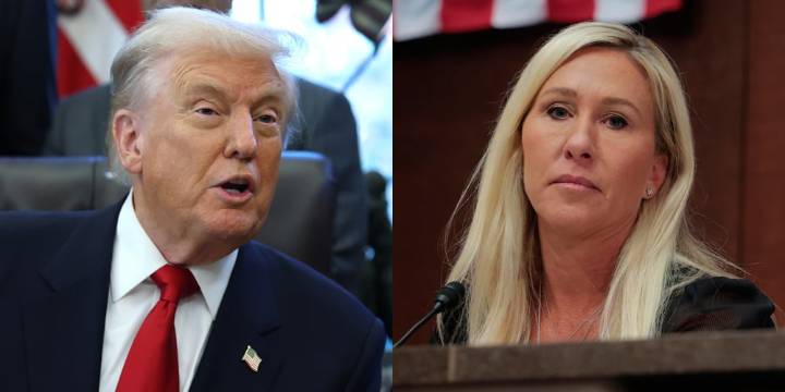 Donald Trump Reacts to Marjorie Taylor Greene Resigning From Congress Amid Strained Relationship | Donald Trump, Marjorie Taylor Greene, Politics | Celebrity News and Gossip | Entertainment, Photos an