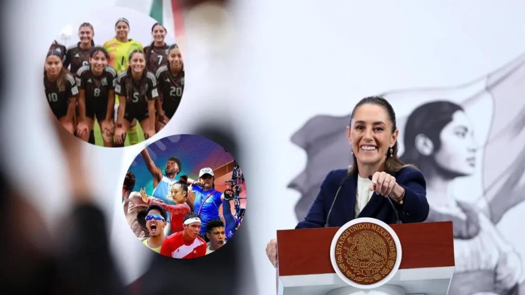 Sheinbaum felicita a mexicanos por logros en Parapanamericanos y Selección Femenil Sub