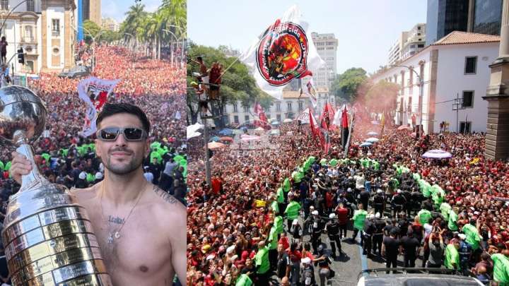 Flamengo celebra en Río tras conquistar la Copa Libertadores 2025