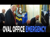 WATCH: White House Guest Faints During Oval Office Event, Trump Says Man 'Is Fine'