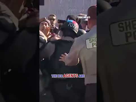 BREAKING: Protesters arrested as CHAOS ensues outside ICE facility #shorts #foxnews #us