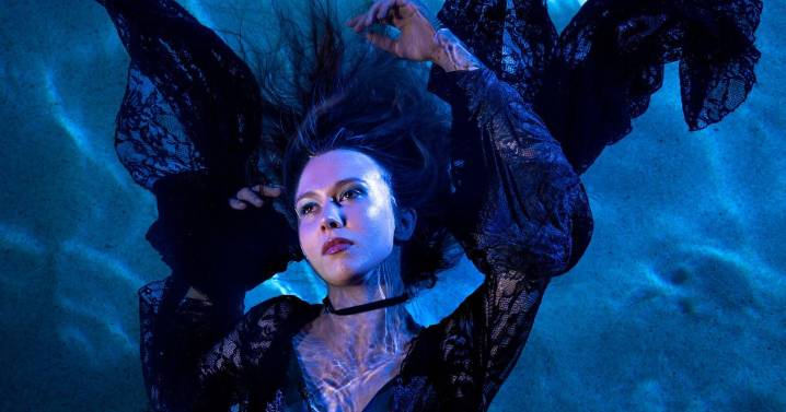 High above the tide: Aerial artists explore the spirit of water in ‘Luminescent’