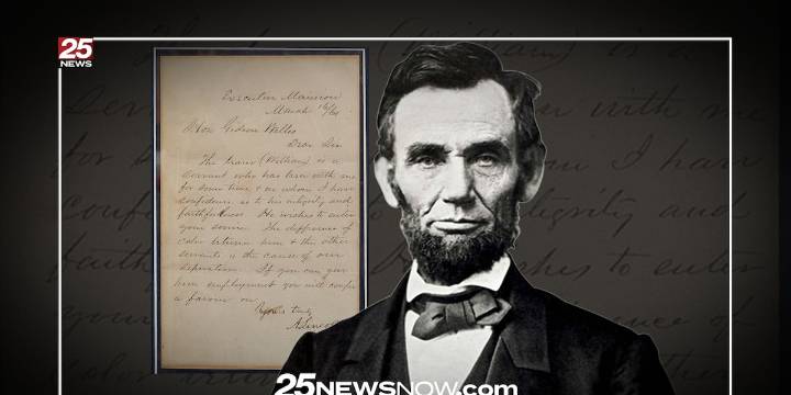 Abraham Lincoln letter seeking job for Black friend and valet now on display at presidential museum