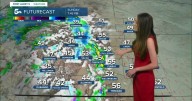 Snow moves into the central mountains tomorrow while I