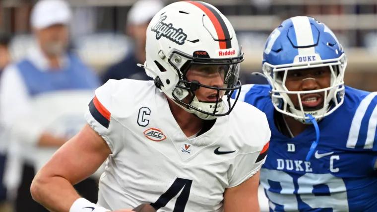 Chandler Morris leads No. 20 Virginia past Duke