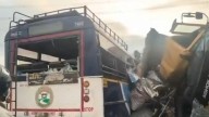Telangana: Bus-truck collision leaves several injured in Rangareddy