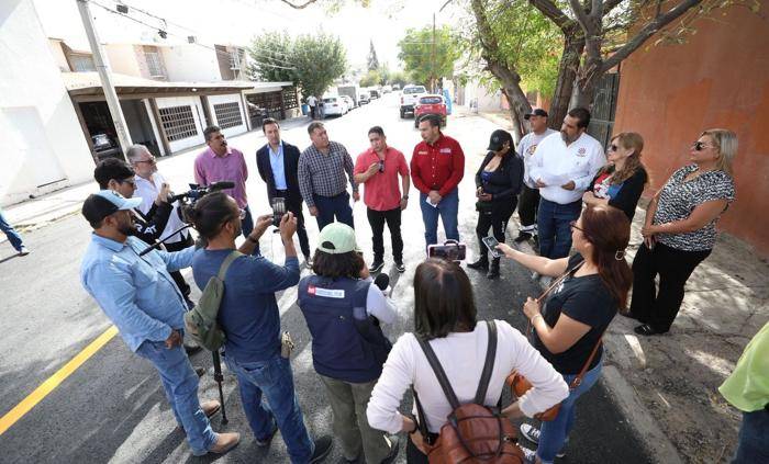 Pusieron vecinos el 40% para rehabilitar calle Apaches