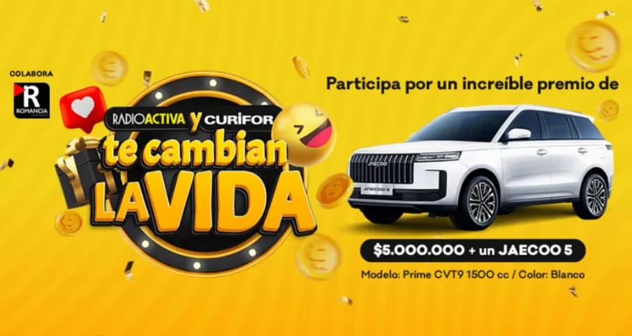 ¡Ya es tradición! RadioActiva y Curifor lanzan su concurso de fin de año con millonario premio
