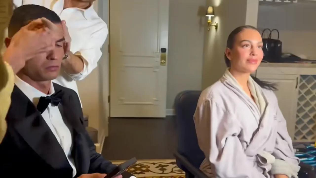 Revelaron el detrás de cámaras de Georgina y Cristiano Ronaldo en la Casa Blanca: videos