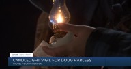 Community holds candlelight vigil for Doug Harless