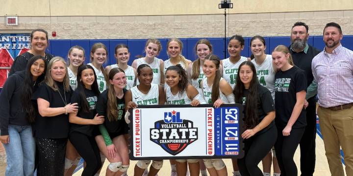 Clifton VB to play for 3A-D2 State Championship