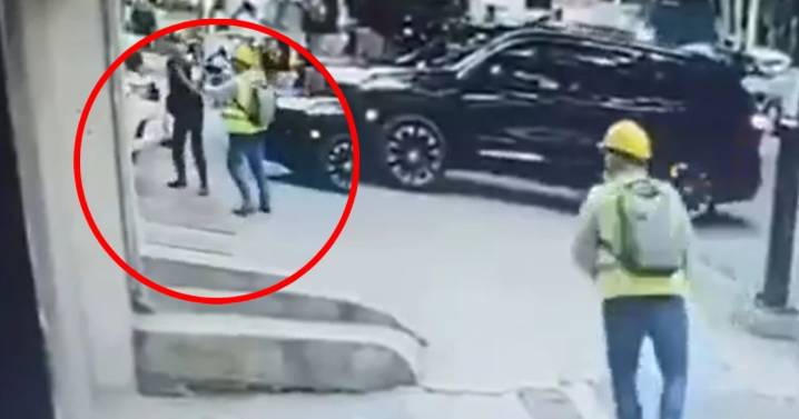 VIDEO | Lo esperaron, asaltaron y MATARON: graban balazos a custodio en CDMX; rateros fingieron trabajar en construcción