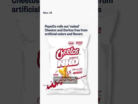 PepsiCo rolls out 'naked' Cheetos and Doritos free from artificial colors and flavors