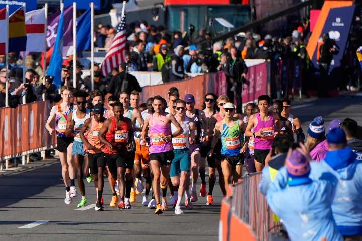 NYC Marathon 2025 winners: Kenyan woman sets record; men’s race ends in photo finish