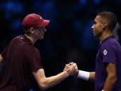 Sinner dominates injury-hit Auger-Aliassime in ATP Finals opener